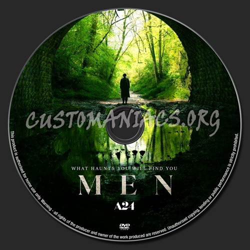 Men dvd label