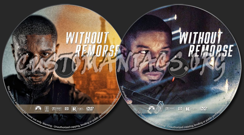 Without Remorse dvd label