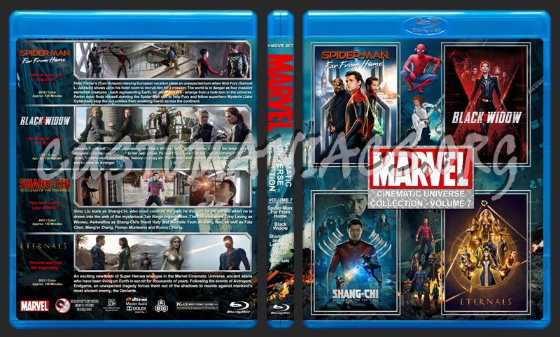 The Marvel Cinematic Universe Collection - Volume 7 blu-ray cover