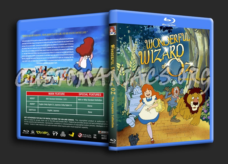 Wonderful Wizard of Oz - The Complete Collection (1986) blu-ray cover