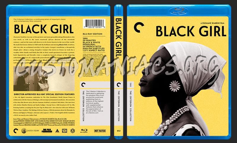 852 - Black Girl blu-ray cover