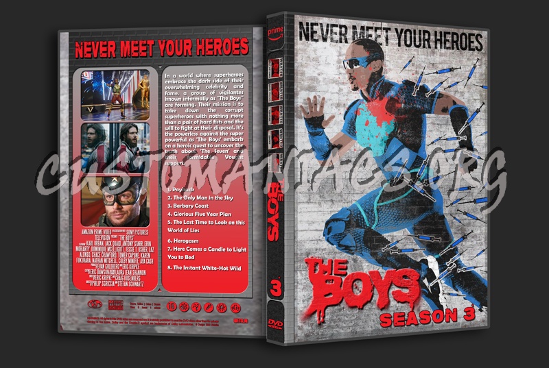 The Boys Season 3 dvd cover