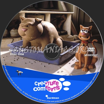 Creature Comforts Series 2 dvd label