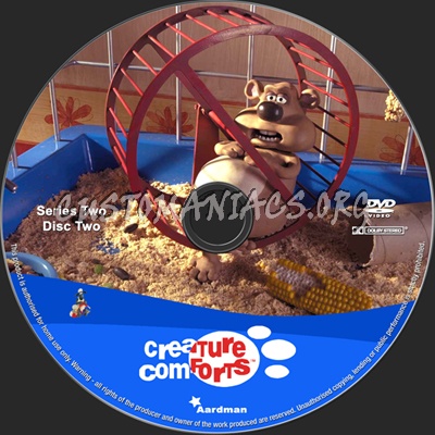 Creature Comforts Series 2 dvd label