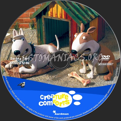 Creature Comforts Series 2 dvd label