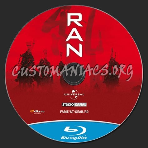 Ran blu-ray label