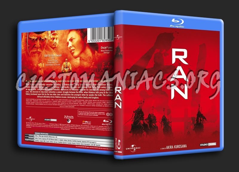 Ran blu-ray cover