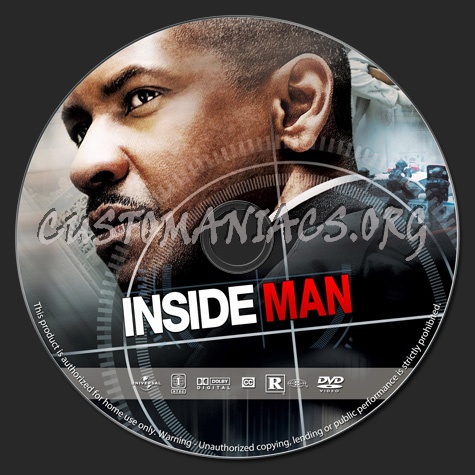 Inside Man dvd label