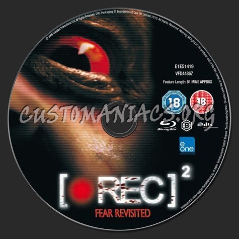 Rec 2 blu-ray label