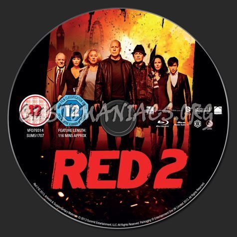 Red 2 blu-ray label