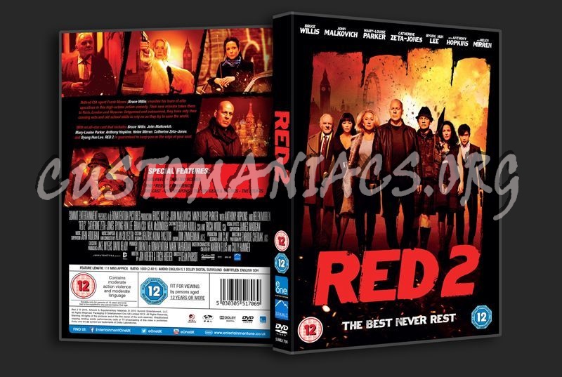 Red 2 dvd cover