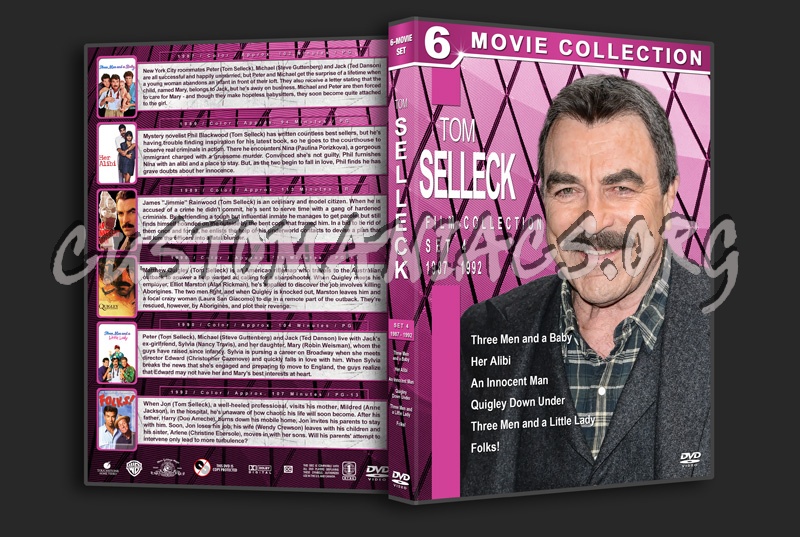 Tom Selleck Film Collection - Set 4 (1987-1992) dvd cover