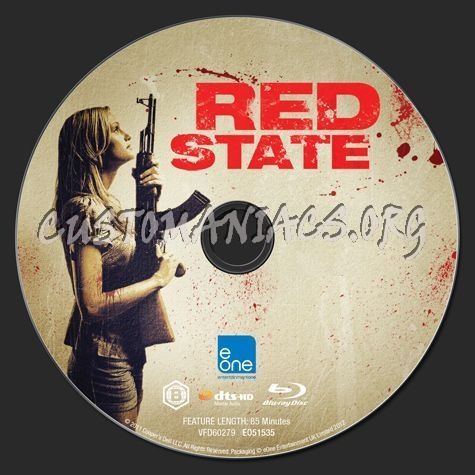 Red State blu-ray label