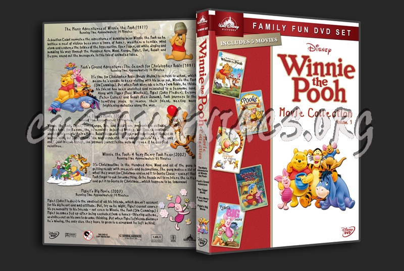 Winnie the Pooh Collection - Volume 1 dvd cover