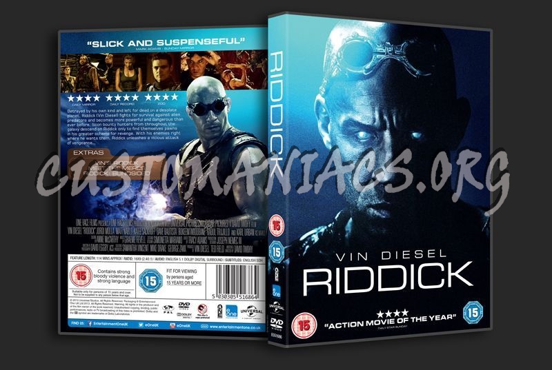 Riddick dvd cover