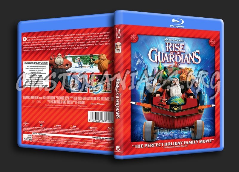 Rise of the Guardians blu-ray cover