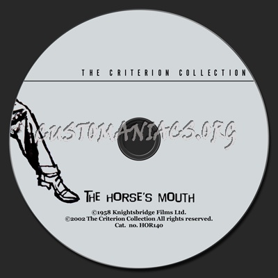 154 - The Horse's Mouth dvd label