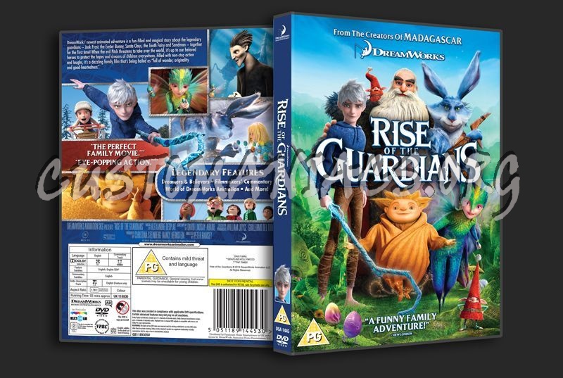 Rise of the Guardians dvd cover