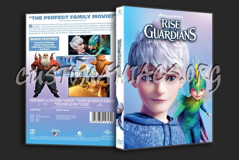 Rise of the Guardians dvd cover