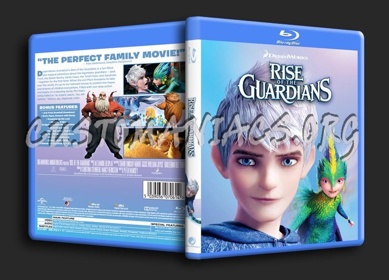 Rise of the Guardians blu-ray cover