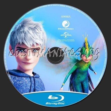 Rise of the Guardians blu-ray label