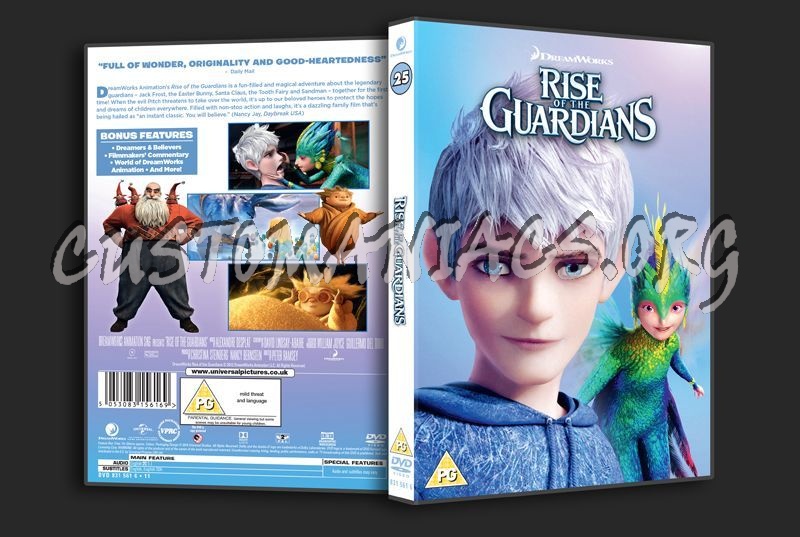 Rise of the Guardians dvd cover