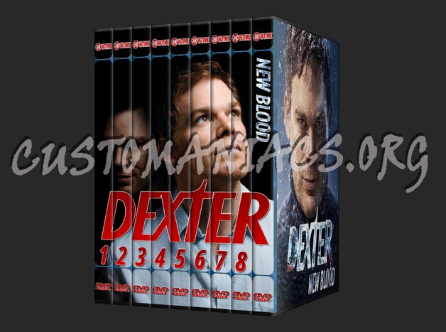 Dexter complete with new blood dvd cover