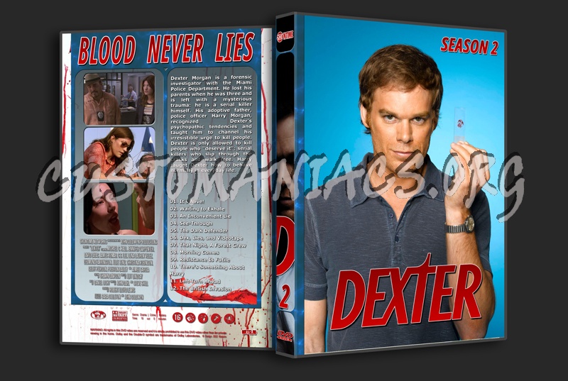 Dexter complete with new blood dvd cover