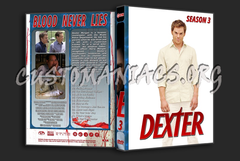 Dexter complete with new blood dvd cover