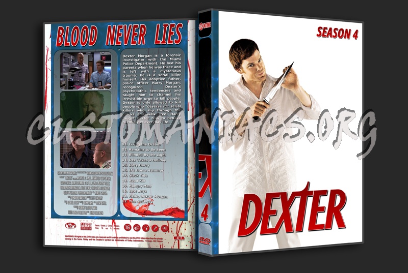 Dexter complete with new blood dvd cover