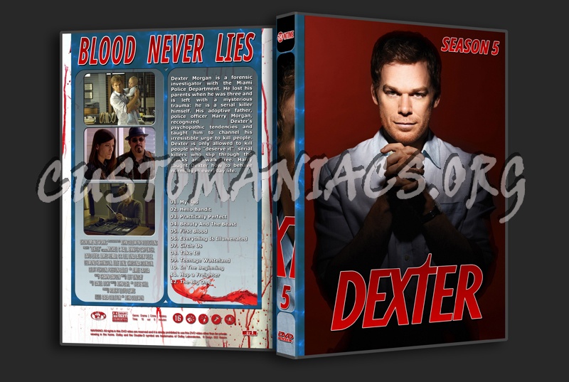 Dexter complete with new blood dvd cover