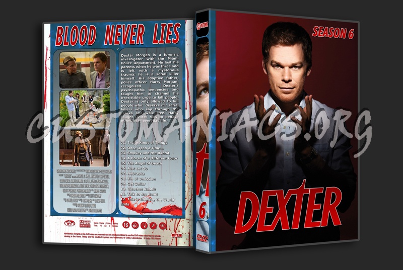 Dexter complete with new blood dvd cover