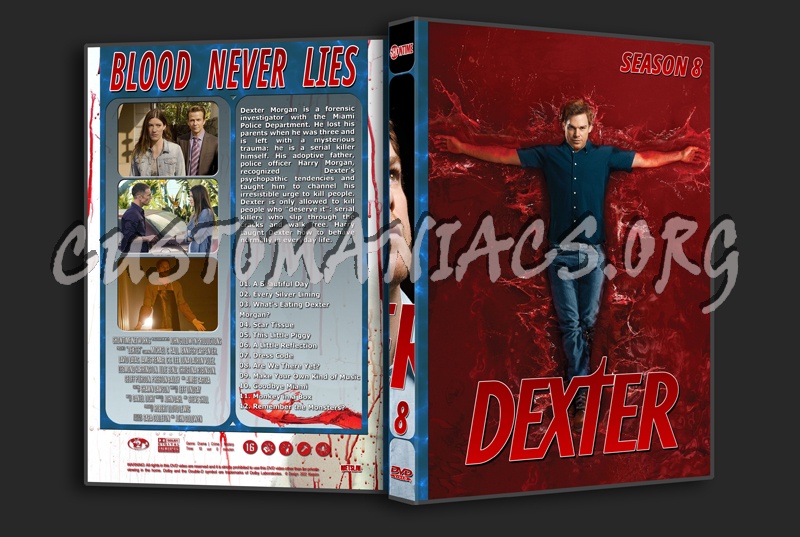 Dexter complete with new blood dvd cover