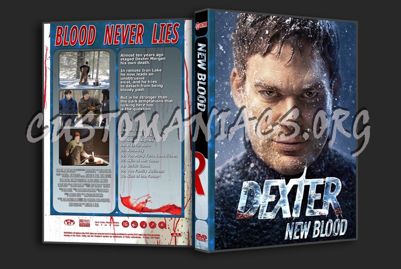 Dexter complete with new blood dvd cover