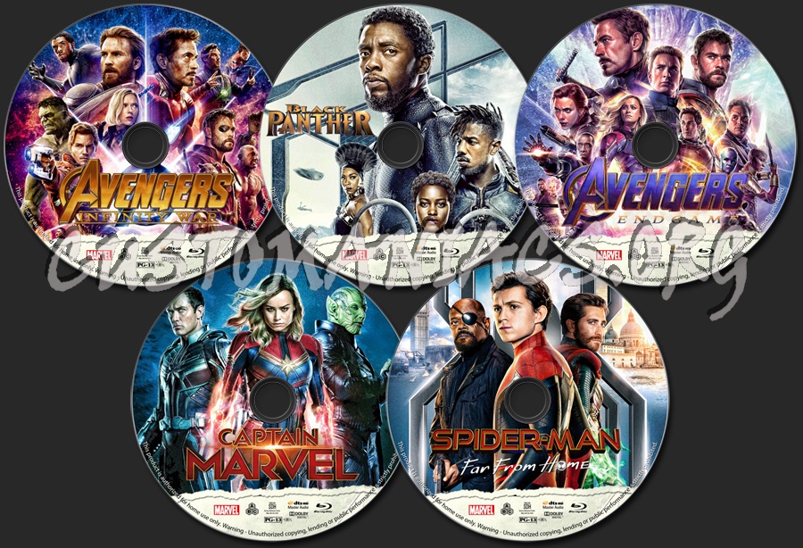 Marvel Studios Cinematic Universe - Phase Three, Part 2 blu-ray label