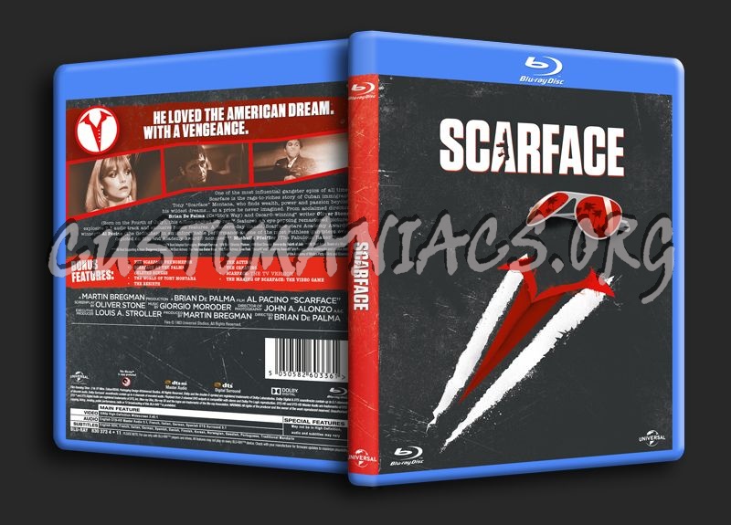 Scarface blu-ray cover