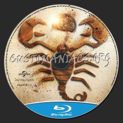 Scorpion King Book of Souls blu-ray label