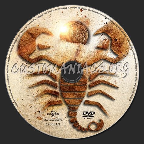 Scorpion King Book of Souls dvd label