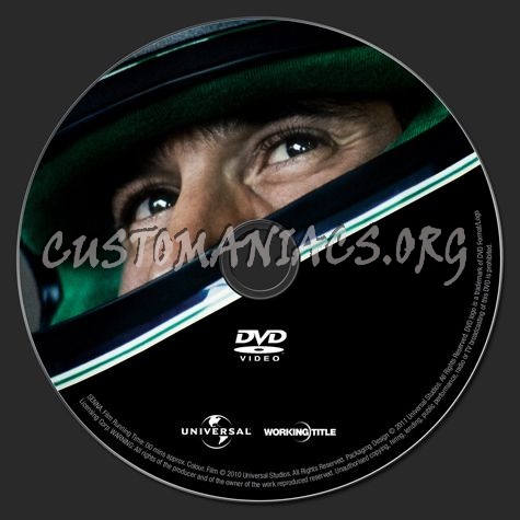 Senna dvd label