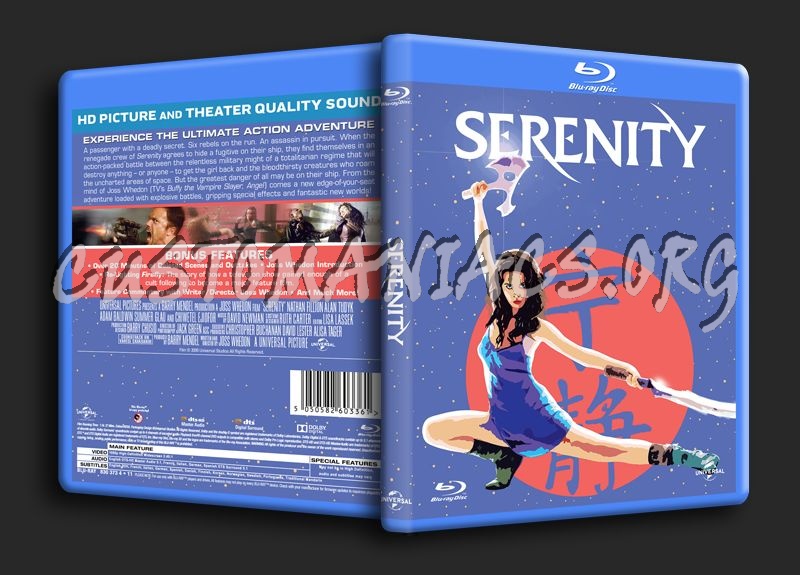 Serenity blu-ray cover