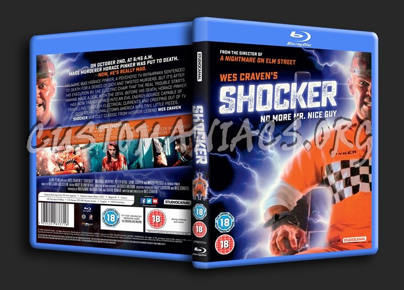 Shocker blu-ray cover