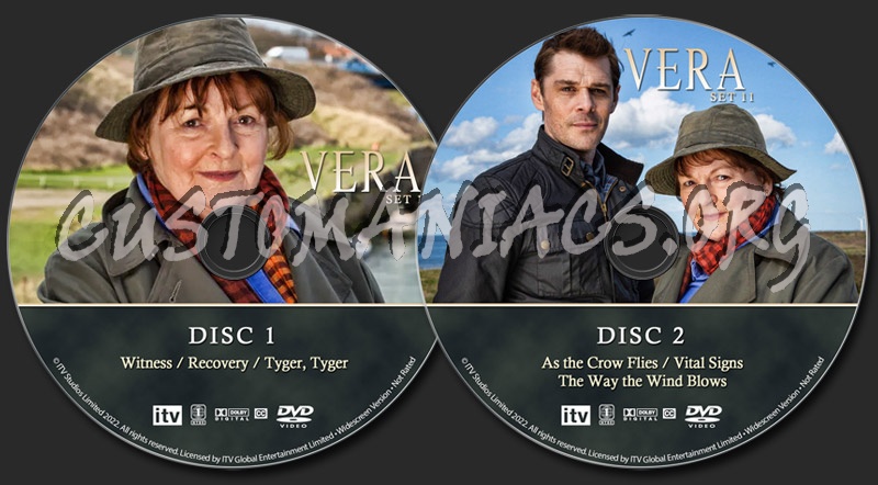 Vera - Set 11 dvd label