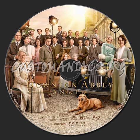 Downton Abbey: A New Era blu-ray label