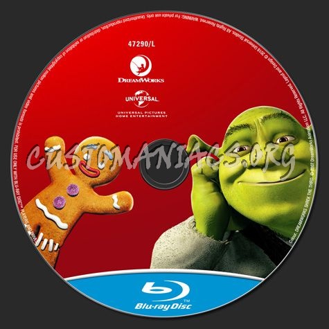 Shrek the Third blu-ray label