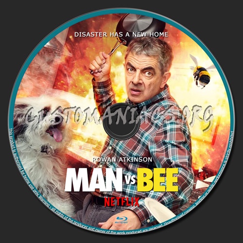 Man vs Bee blu-ray label