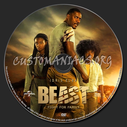 Beast dvd label