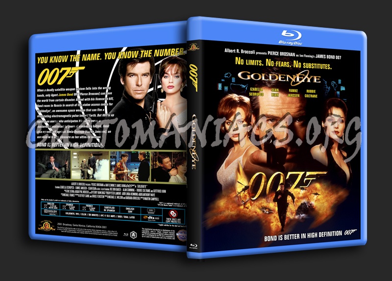 James Bond 007 - GoldenEye blu-ray cover