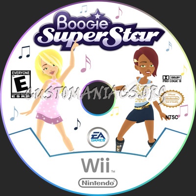 Boogie Superstar dvd label