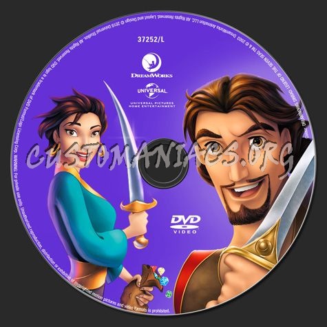 Sinbad Legend of the Seven Seas dvd label