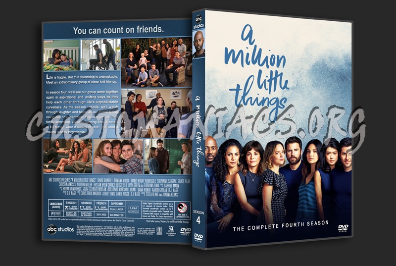 A Million Little Things - Season 4 dvd cover